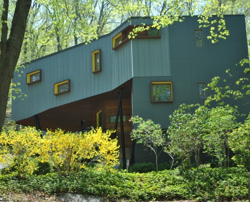 Modern house in Pound Ridge