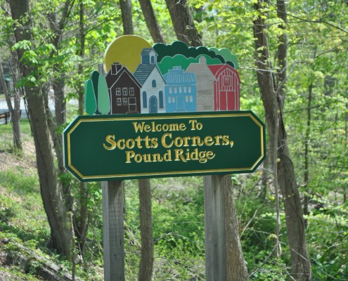 Welcome to Scott's Corner, Pound Ridge