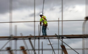 Man on Scaffolding