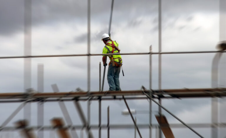 Man on Scaffolding